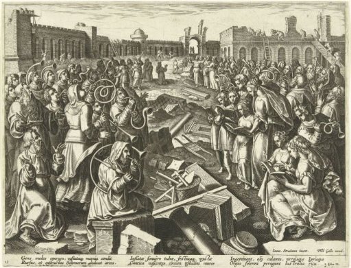 Dedication of the foundations of the Second Temple of Jerusalem