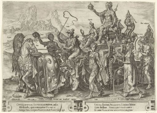 Triumphal Car with Wealth (Opulentia)