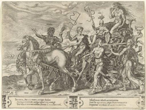 Triumphal Car with Envy (Invidia)