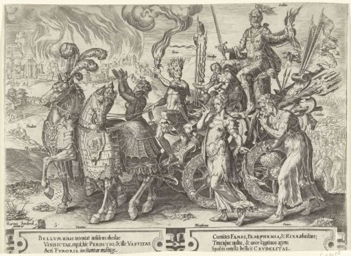 Triumphal Car with War (Bellum)
