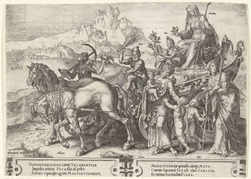 Triumphal Car with Humility (Humilitas)