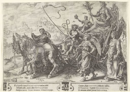 Triumphal Car with Peace (Pax)