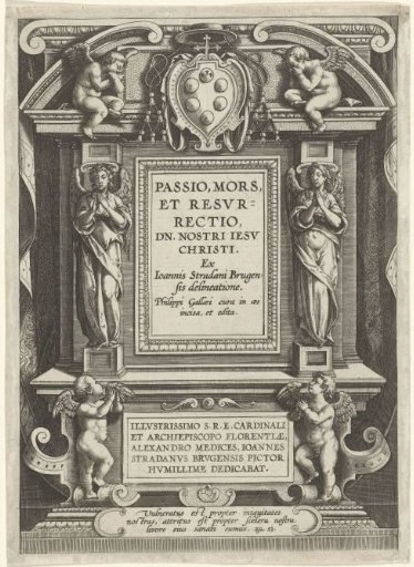 Title Page of a Series on the Passion, Death and Resurrection of Christ