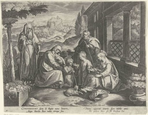 Holy Family with Elizabeth, Zacharias and John the Baptist