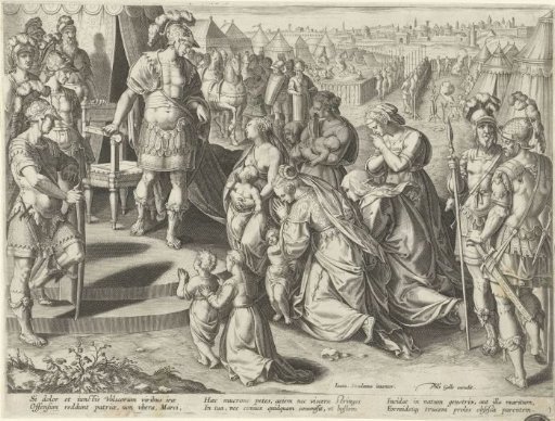 Veturia at the Feet of Coriolanus