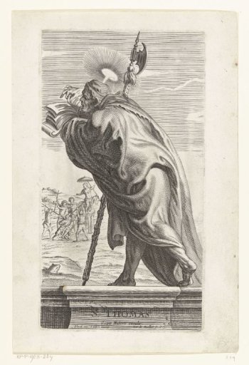Apostle Thomas with Halberd