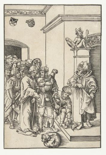 Christ led before Caiaphas