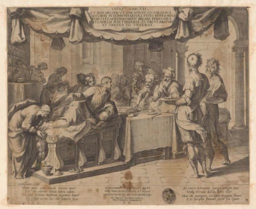 Christ at the house of Simon the Pharisee