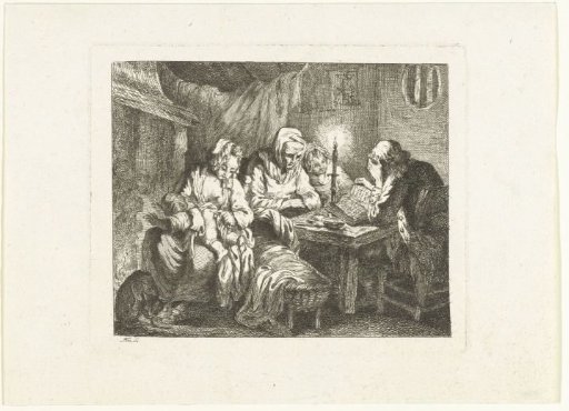 A family at table