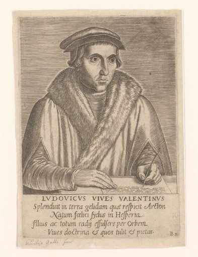 Portrait of Juan Luis Vives