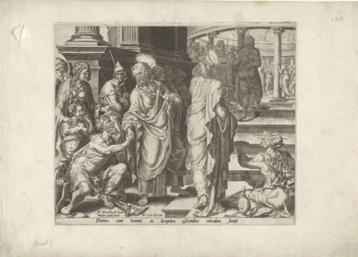 Peter Heals a Paralytic Man
