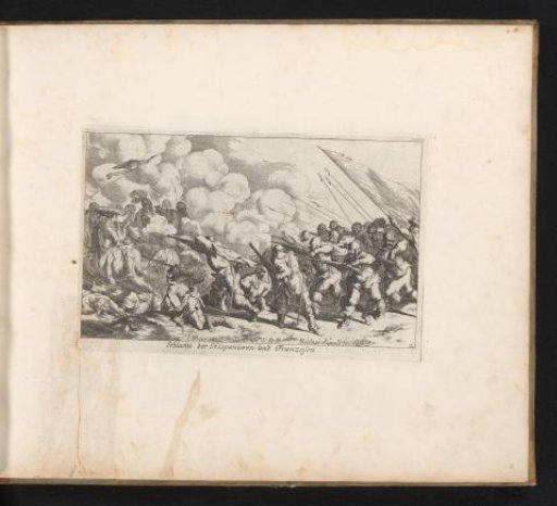 Battle between Spaniards and French