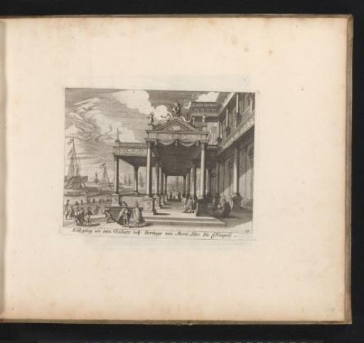 Buildings in Roman Style at a Construction Site