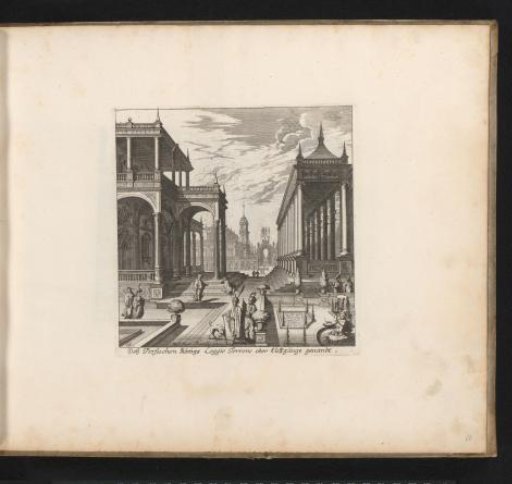 View of Loggias in Roman Style