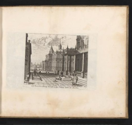 View of a Boulevard with Palaces and the Harbor