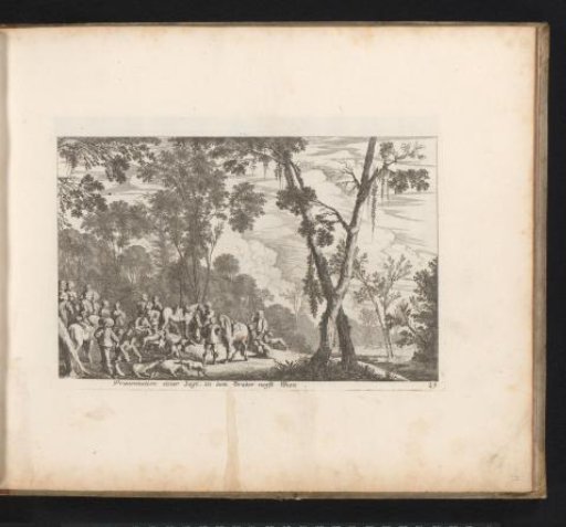 Hunters in a Forest near Vienna