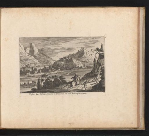 View of the coast at Split and a deer hunt