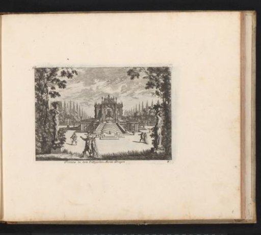 Fountain in the garden of a palazzo