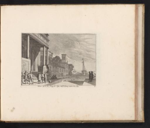 Wharf at the Palazzo Vicereale in Naples