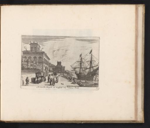 Wharf at the Royal Palace in Naples