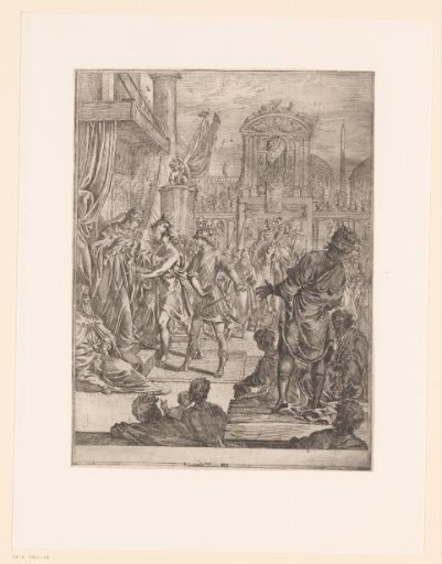 Paris reveals himself to Hector Priamus