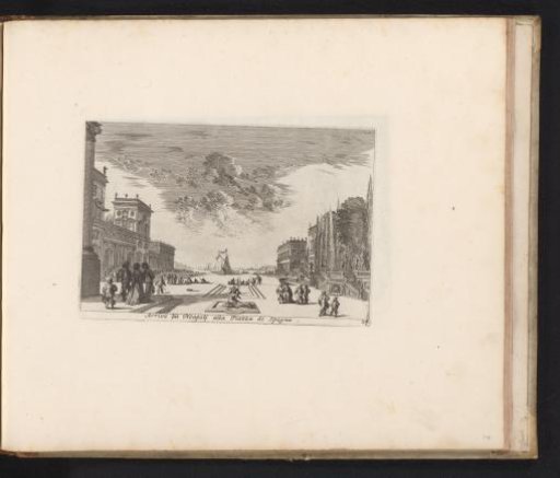 Wharf at the Piazza di Spagna in Naples