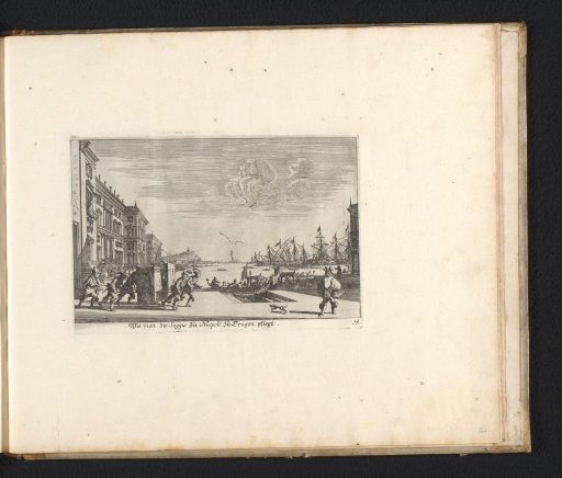 Transport by Sedan Chairs in the Harbour of Naples
