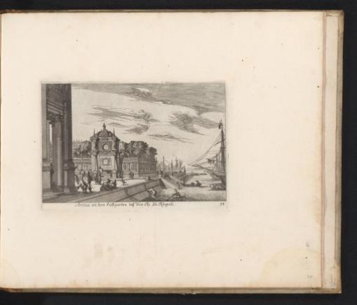 Shipyard Located at the Garden of the Royal Palace in Naples