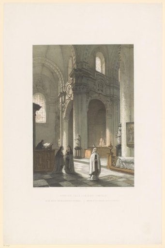 Interior of St. John the Baptist's Church at the Beguinage in Brussels