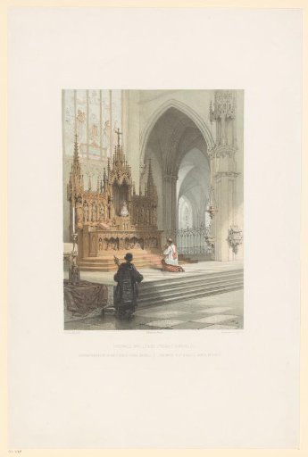 Tabernacle in St. Michael and St. Gudula Cathedral in Brussels
