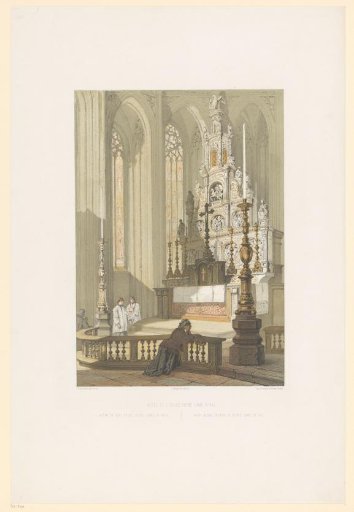 Altar in St. Martin's Basilica in Halle