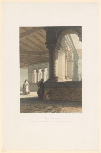 Cloister of St. Gertrude's Church in Nivelles