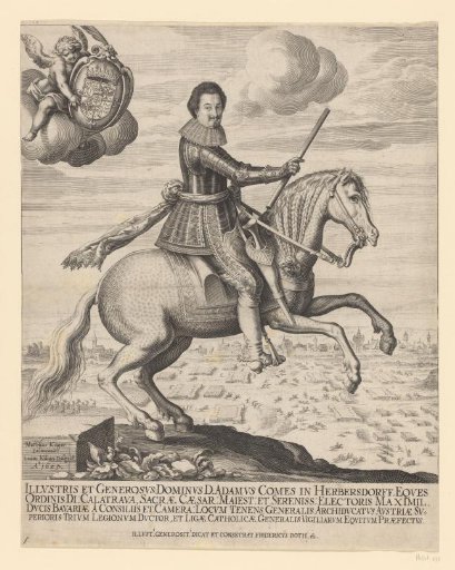 Equestrian portrait of Adam von Herbersdorff