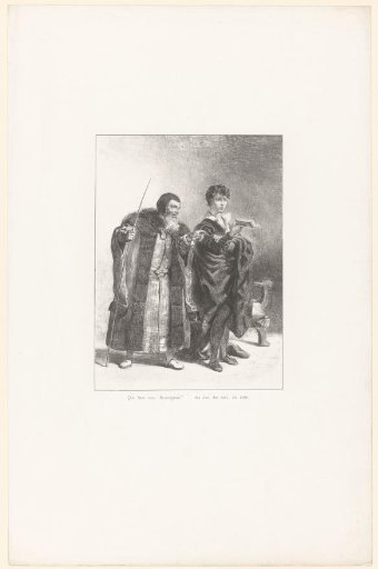 Polonius Asks Hamlet What He Is Reading