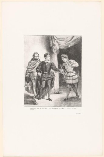 Hamlet Asks Guildenstern to Play the Flute