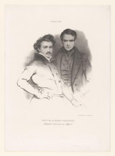 Portrait of Tony and Alfred Johannot