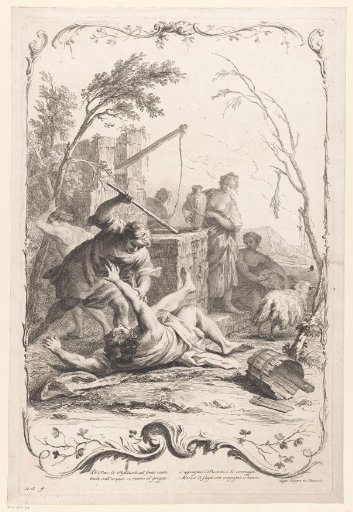 Moses Defends the Daughters of Reuel at the Well
