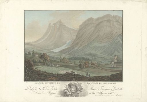 Glacier near the Valley of Grindelwald