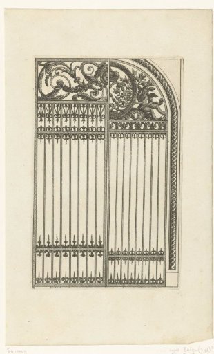 Fence with variant for the right half