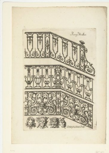 Three railings and four masks