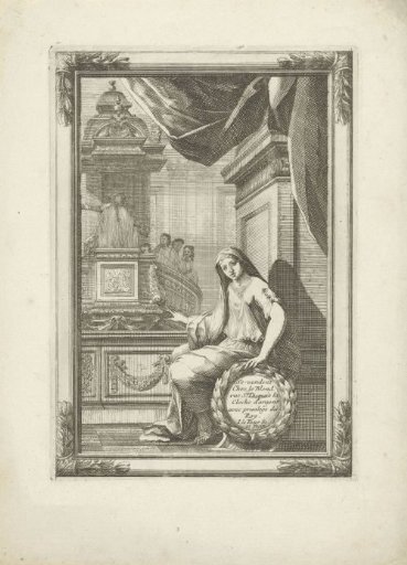Seated woman with medallion
