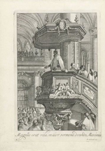 Pulpit turned to the left