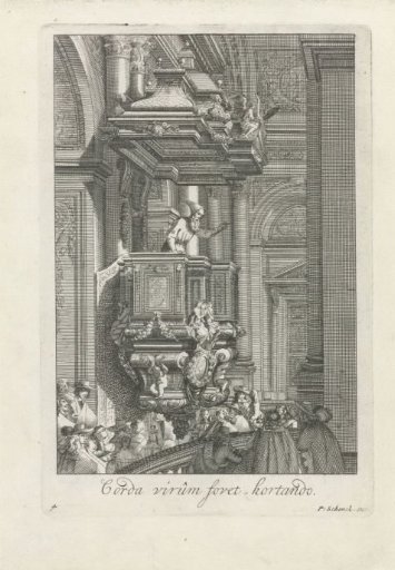 Pulpit seen from the side