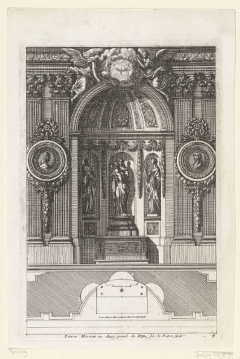 Chapel with statue of the Virgin