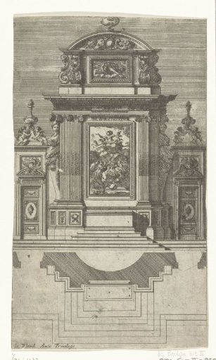 Altar with painting
