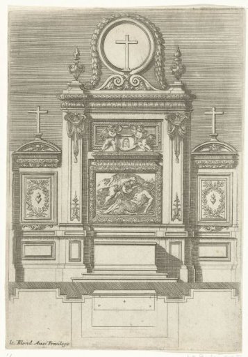Altar with painting