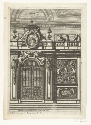 Ironwork choir screen