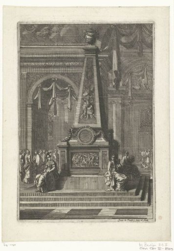 Tomb monument in the form of an obelisk