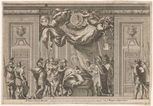 Alcove with the dying Germanicus