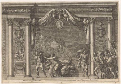 Alcove with Joseph and Potiphar's wife